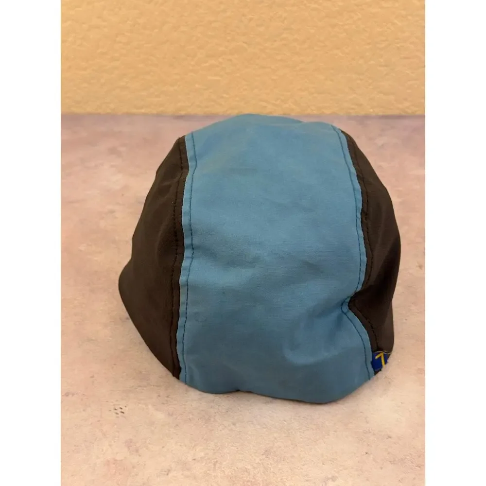Fjall Raven Keb Trekking Hat Cap Large / XL Flex-fit Blue Black Hiking Camping